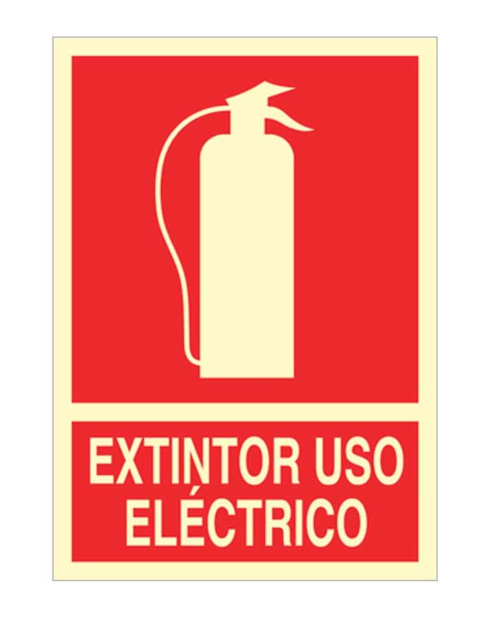 Cartel timbre de alarma a la derecha pvc fotoluminiscente clase a